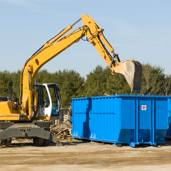 what size residential dumpster rentals are available in Myerstown Pennsylvania